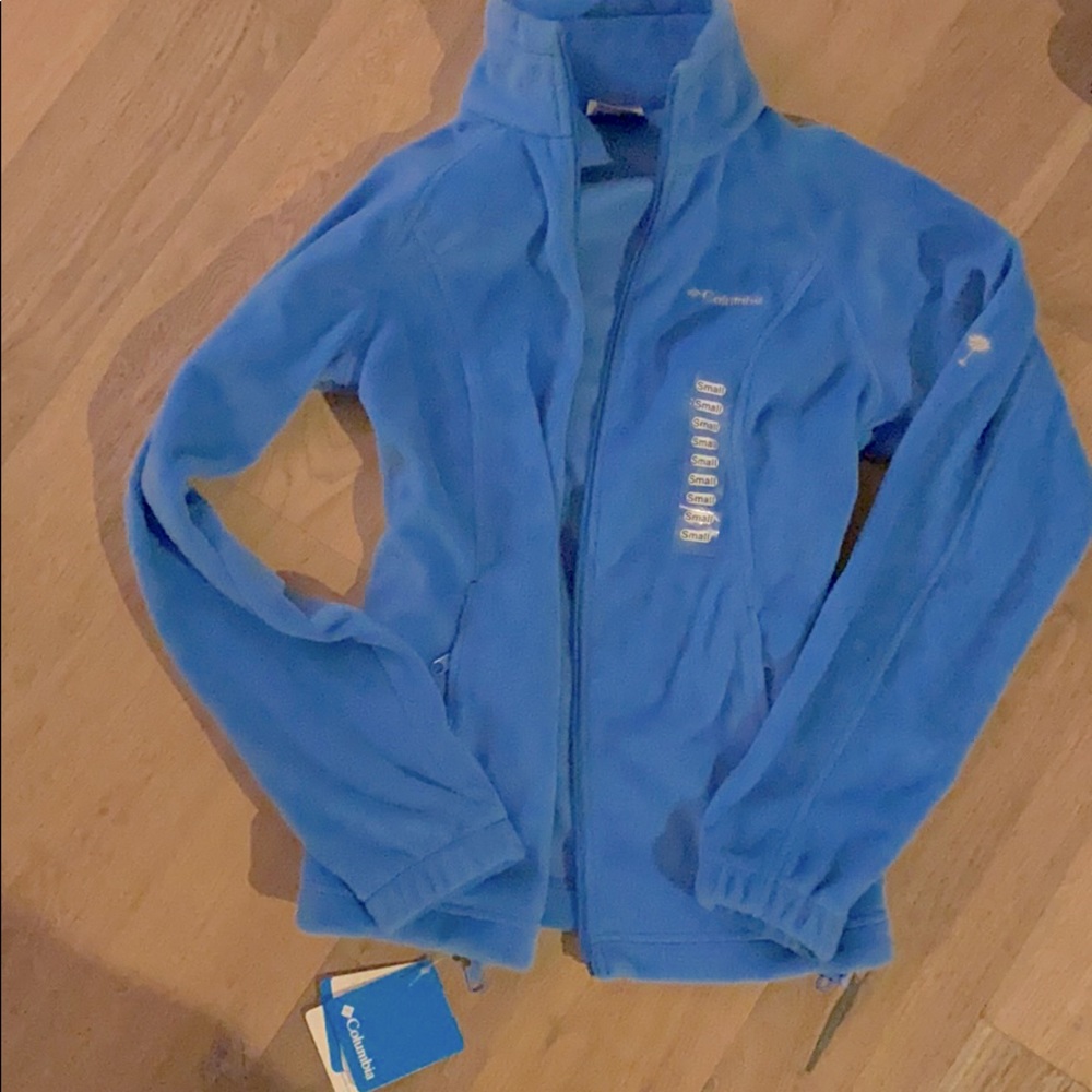 New Columbia light blue fleece